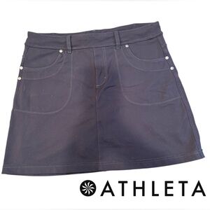 Dark Blue Athleta Bettona Skort, Medium